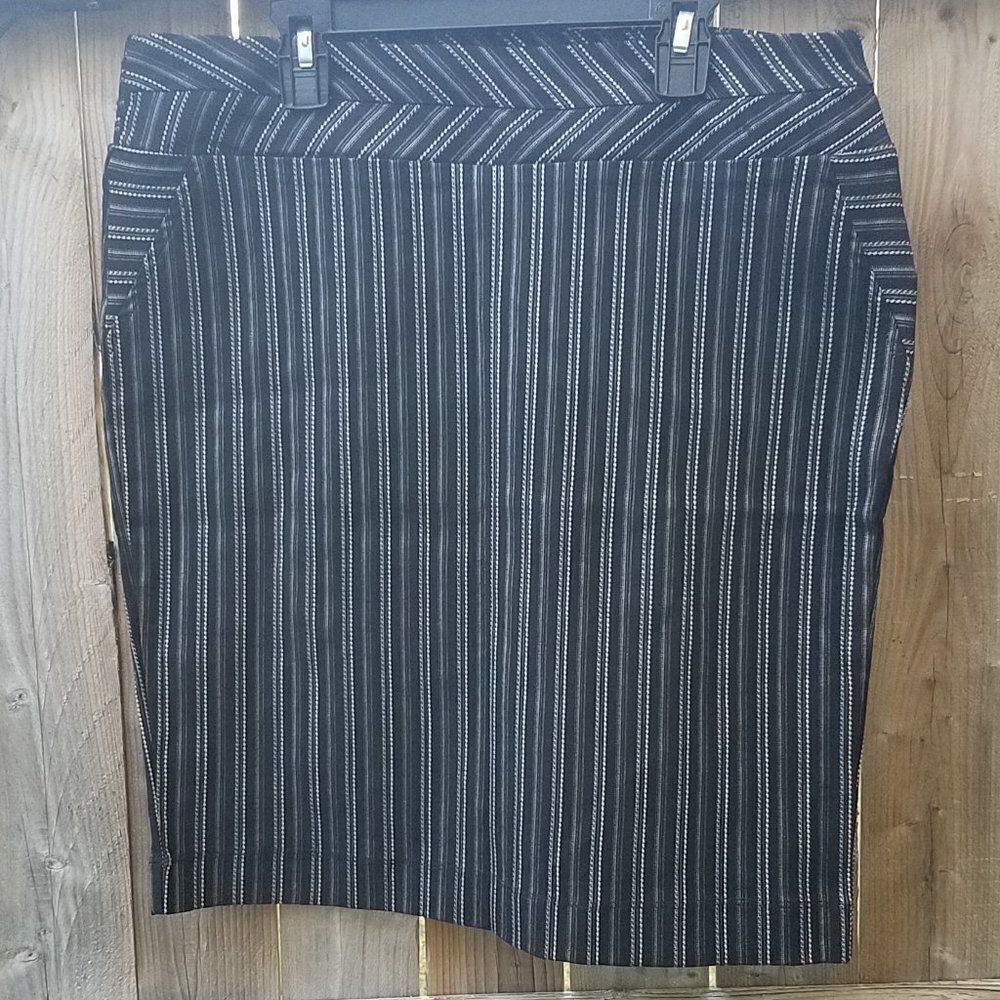Small Women's Black & White Pinstripe Skirt by Mixxed 26 NWOTmixxed 26